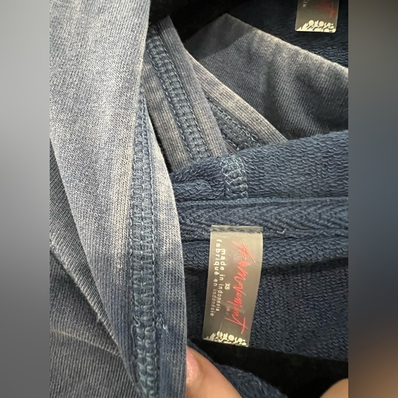 FREE PEOPLE Hot Shot Hooded Tank Set - Washed Blue, Various Sizes NWT - Picture 8 of 10